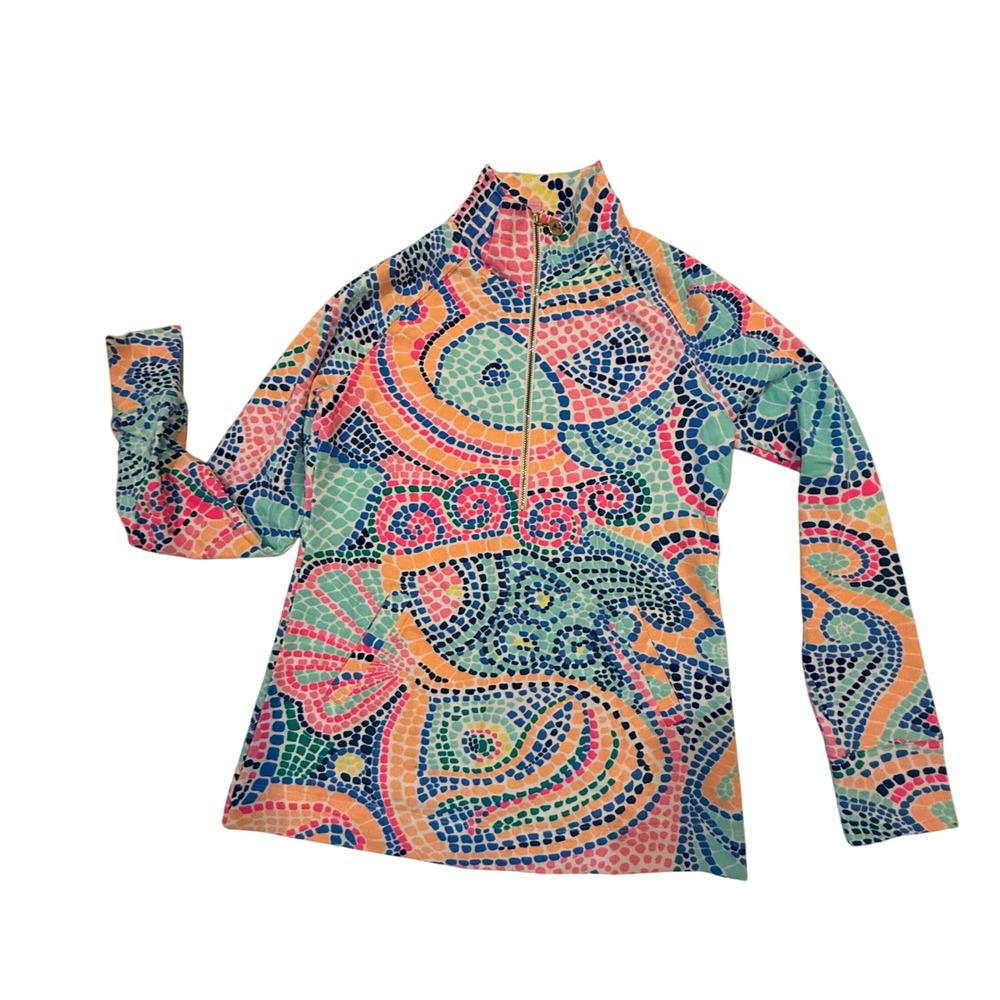 Lilly Pulitzer NWOT 1/2 Zip Skipper Popover